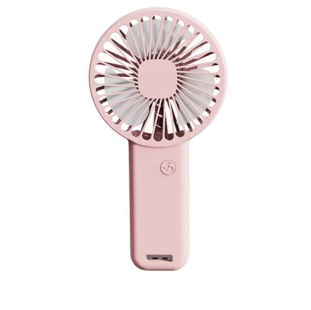 Portable Pink Handheld Fan